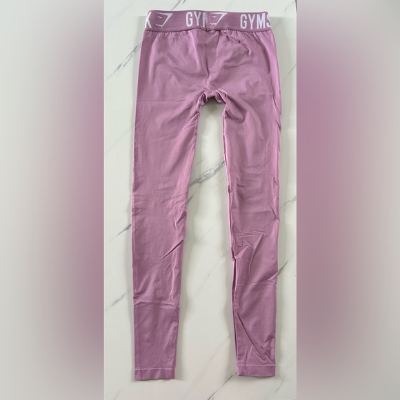 Pink/purple Gymshark seamless workout leggings size XS - Picture 3 of 4